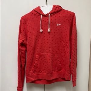 Nike coral colored hoodie